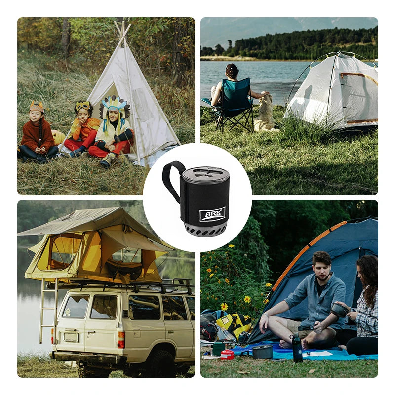BRS 61 Camping Kochtopf mit integriertem Brenner – clever-campen Ansicht 6