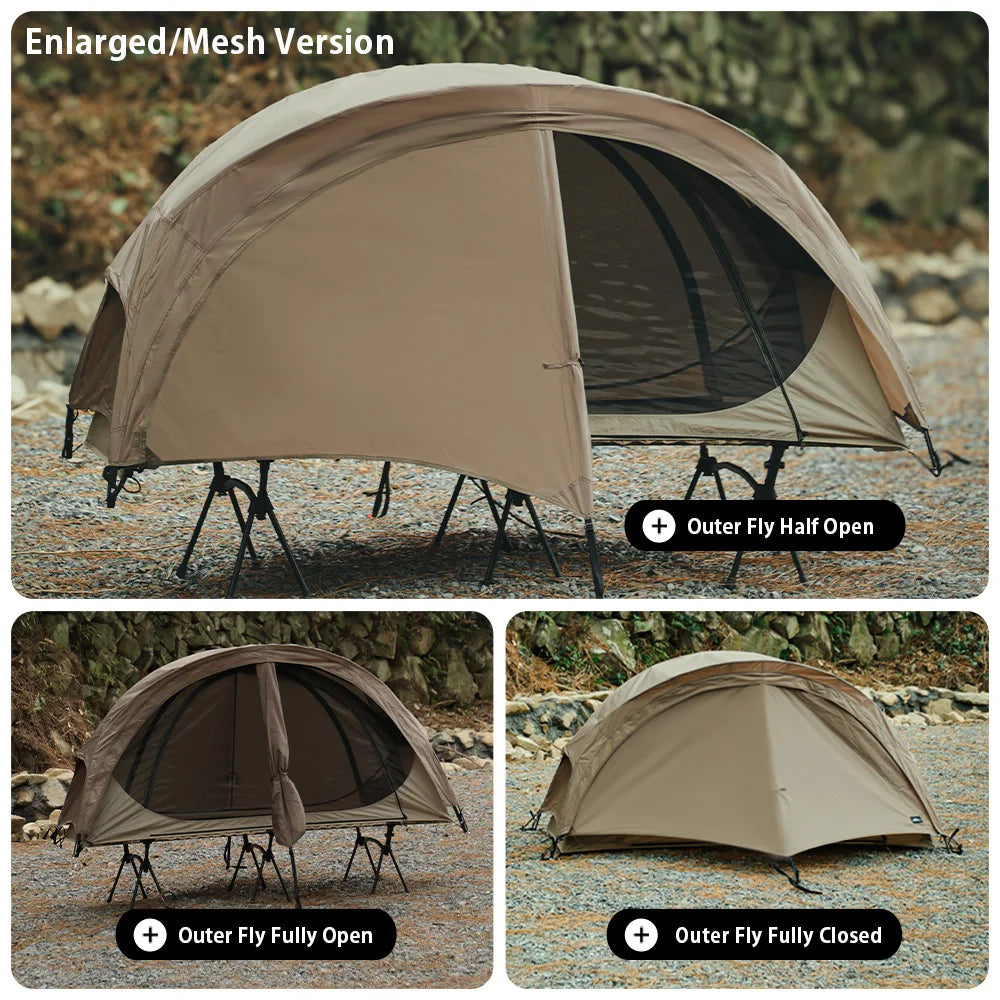 Soomloom Zelt für Campingliege – Ultraleicht & Wasserdicht – clever-campen Ansicht 4