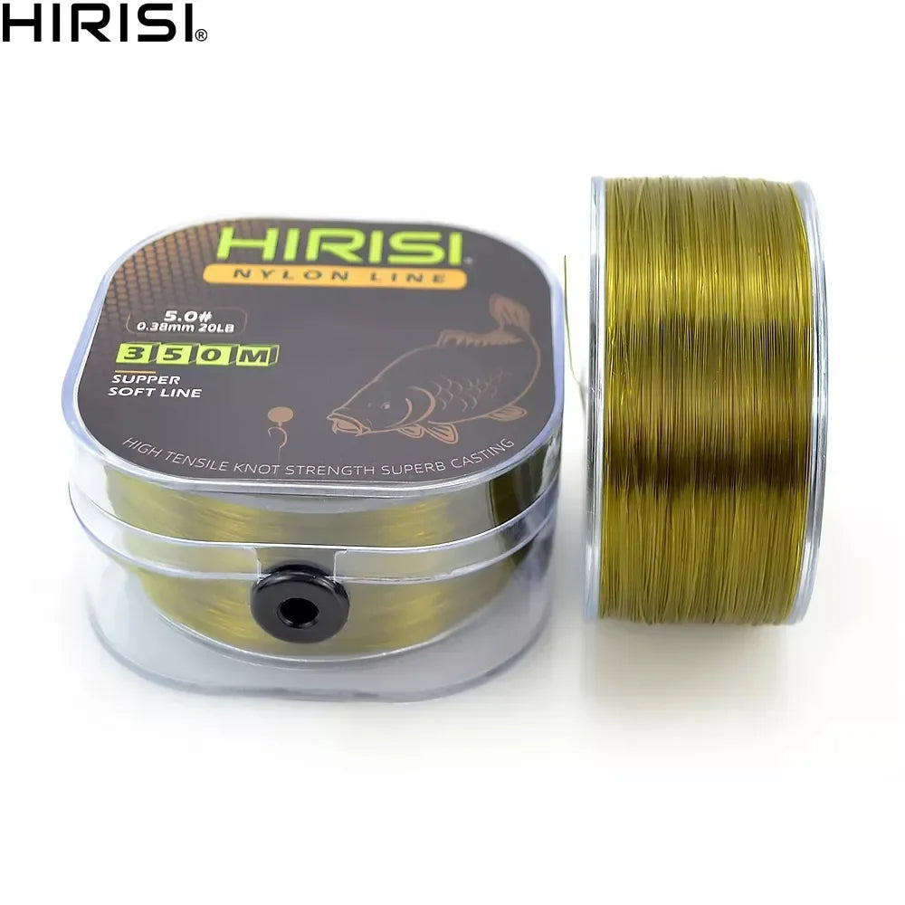 Hirisi 350m Monofilament Angelschnur Nylon für Karpfenangeln – clever-campen Ansicht 2