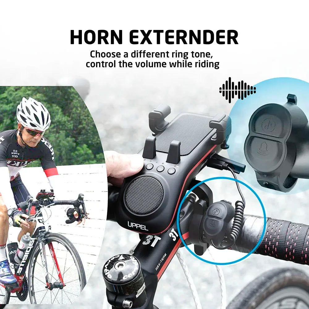 10 in 1 Fahrradlicht mit Bluetooth Lautsprecher – clever-campen Ansicht 5
