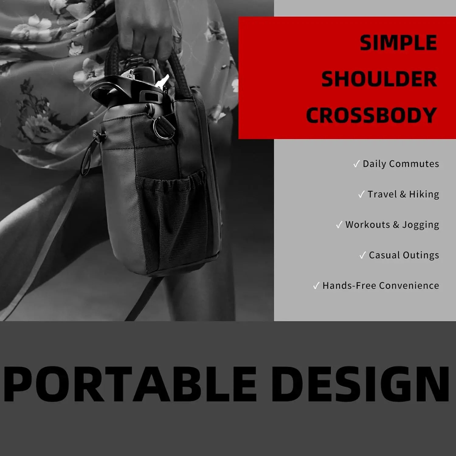 Magnetische Trinkflasche Tasche für Sport und Outdoor – clever-campen Ansicht 5