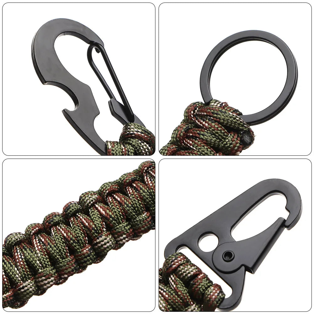 Outdoor Karabiner Schlüsselring mit Paracord – clever-campen Ansicht 4