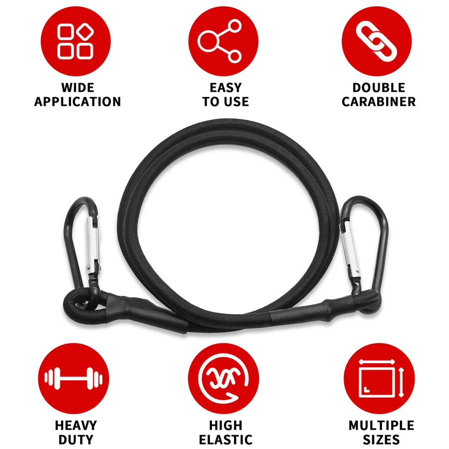 Dehnbare Bungee-Seile 30/60/90/120/150CM mit Haken – clever-campen Ansicht 4