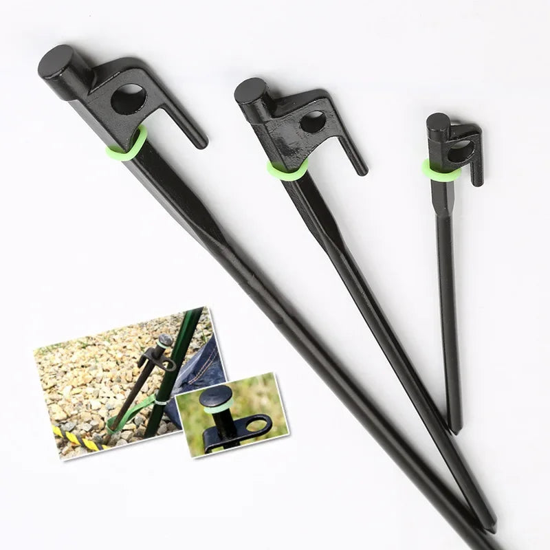 Rundfunktioneller Campingnagel mit Nachtvisier – clever-campen Ansicht 3