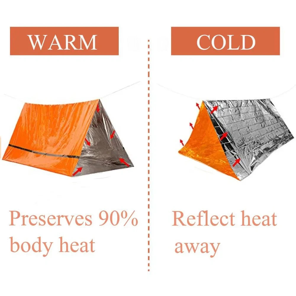 2-Personen Notunterkunft Bivy Zelt Kit wasserdicht – clever-campen Ansicht 5