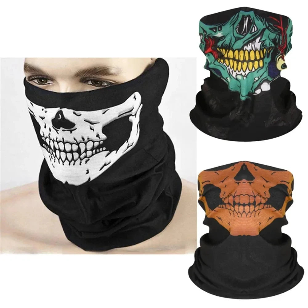 Skull Bandana Neck Gaiter für Outdoor-Aktivitäten – clever-campen Ansicht 6