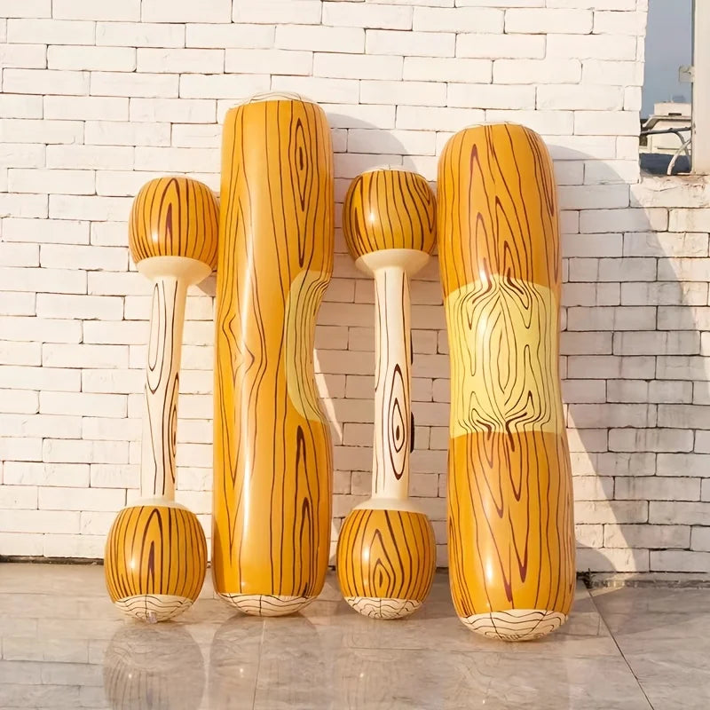 Aufblasbares Holz-Muster Bumper-Spielzeug für Wasser – clever-campen Ansicht 6
