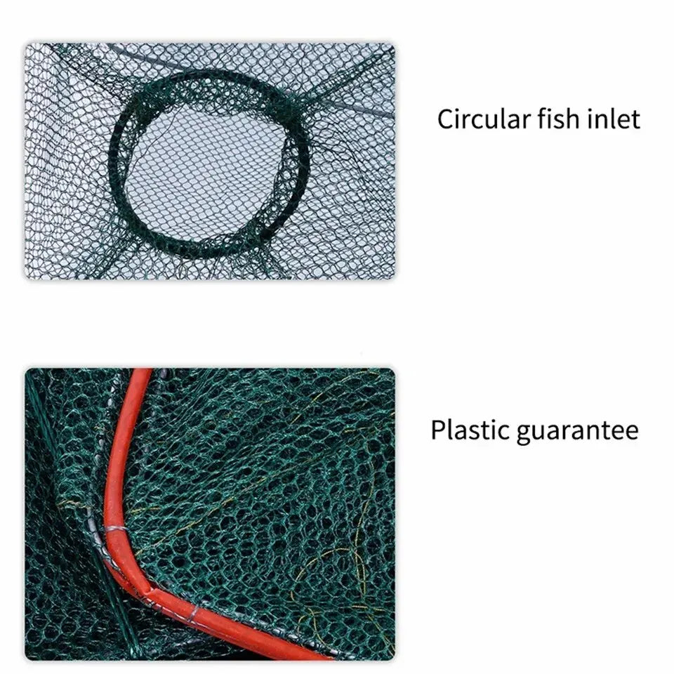 Zusammenklappbarer Fischkäfig aus Nylon für Krabben – clever-campen Ansicht 5