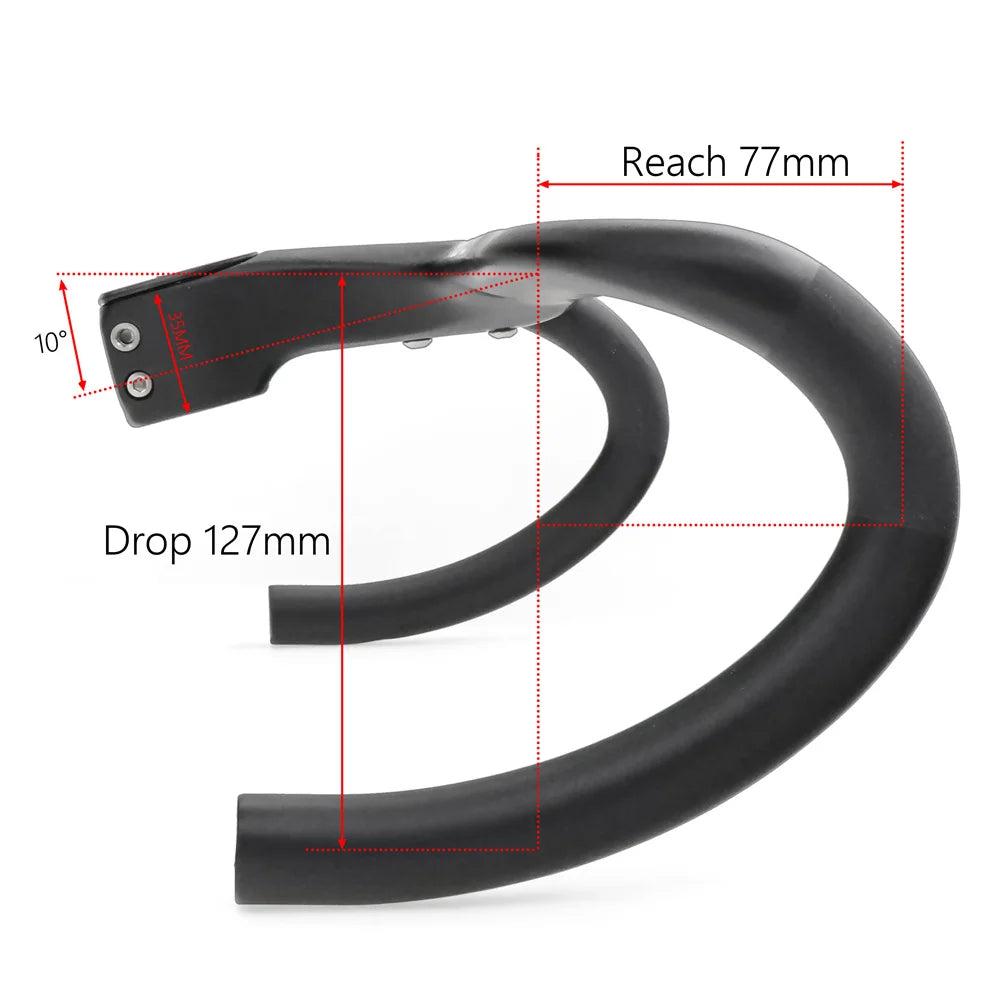 KOCEVLO X01 Carbon Fahrradlenker mit Spacer für 28.6mm – clever-campen Ansicht 4