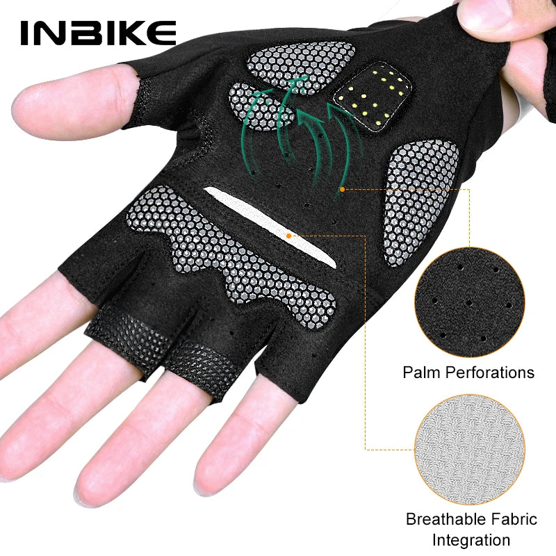 INBIKE Halbfinger MTB Fahrradhandschuhe für Herren – clever-campen Ansicht 6