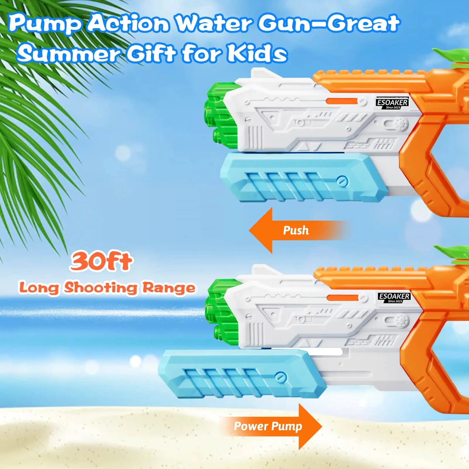 Wasserpistole Feuerwerk-Effekt für Pool & Strand – – clever-campen Ansicht 6