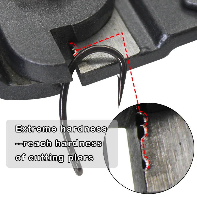 Karpfenhaken mit gebogenem Schenkel aus PTFE-beschichtetem – clever-campen Ansicht 3