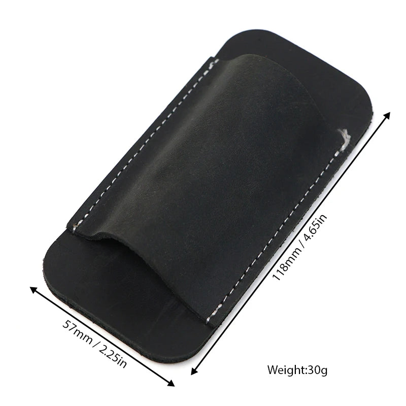 Echtes Leder EDC Klappmesser Tasche für Outdoor – clever-campen Ansicht 6