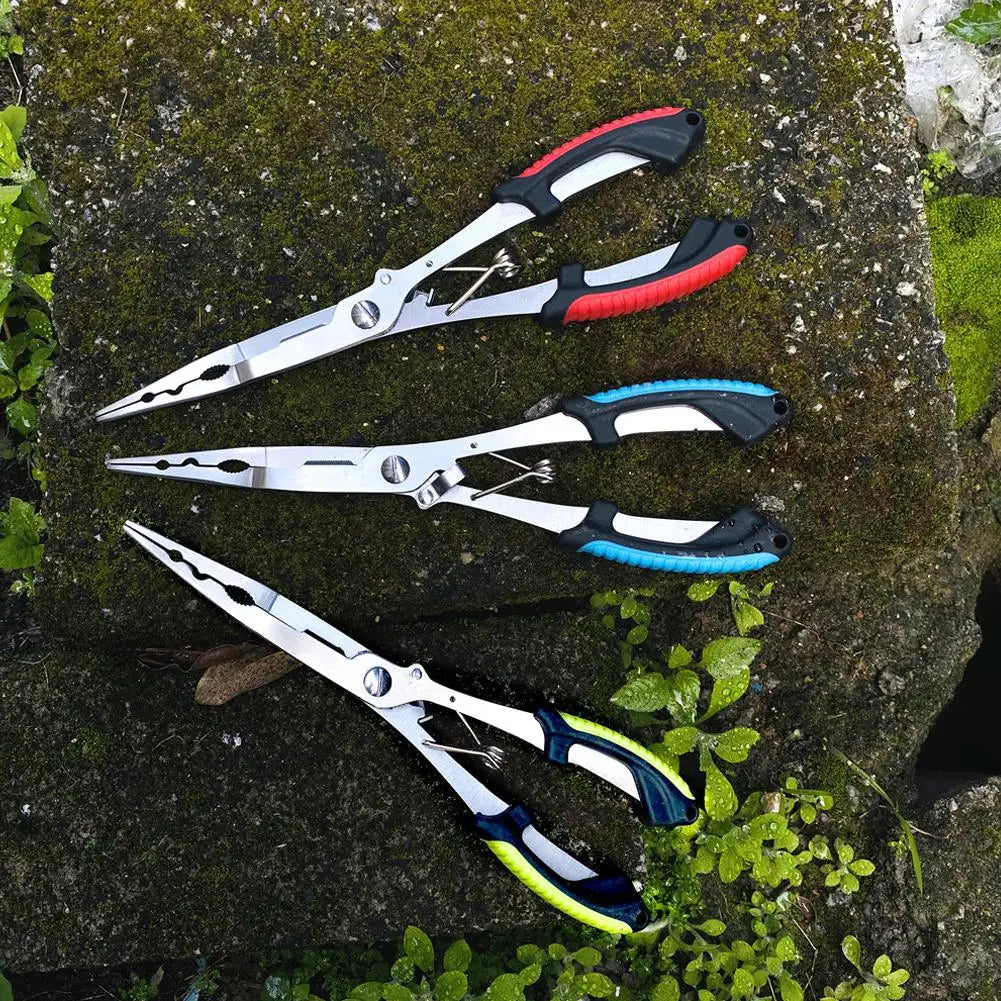 Edelstahl Angelzange mit langem Hals – clever-campen Ansicht 2