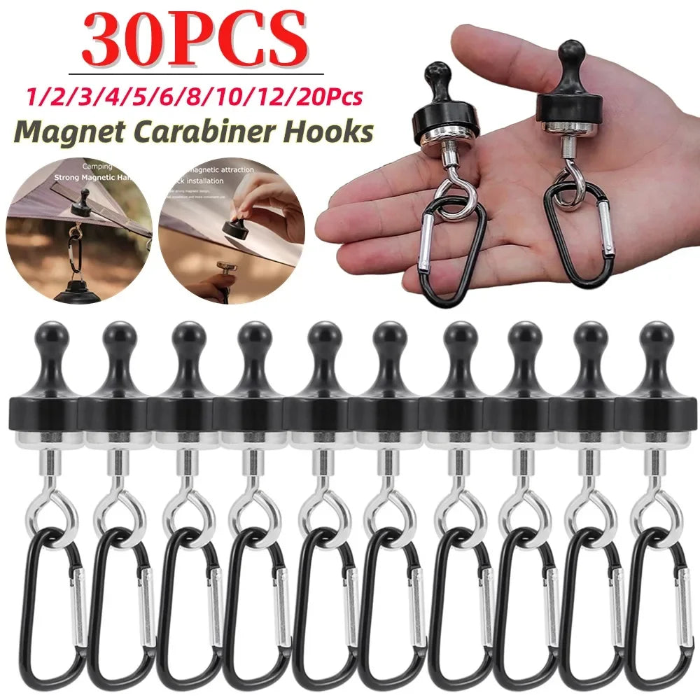 Camping Magnetische Haken Schwerlast Outdoor Zelt Zubehör – clever-campen Ansicht 2