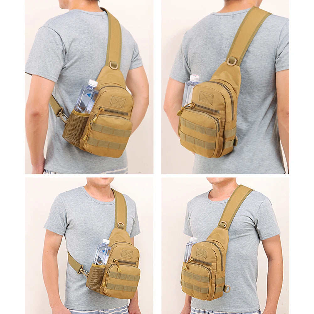 Taktischer Umhänge-Rucksack für Outdoor-Aktivitäten – clever-campen Ansicht 3