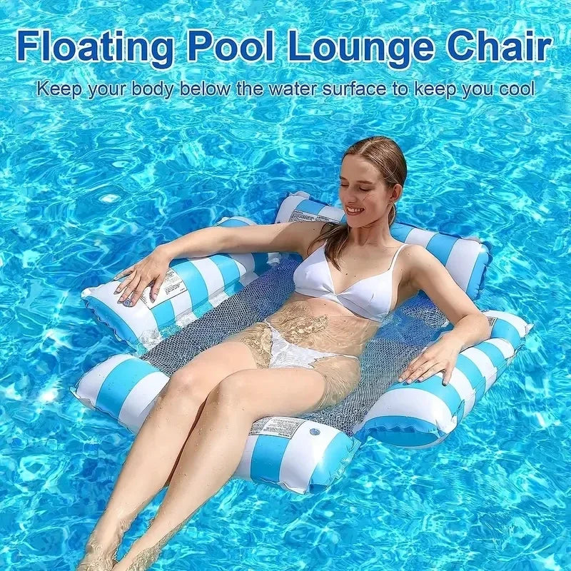 Aufblasbare Hängematte für Wasser – 4-Rohr-Sofa – clever-campen Ansicht 2