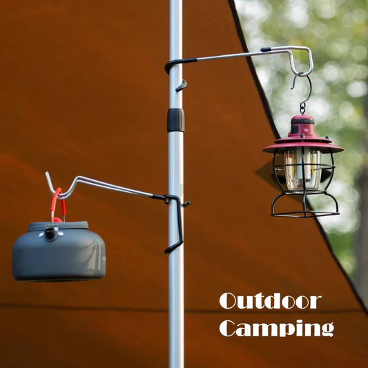 Edelstahl Haken für Zeltlampe – Tragbar & Robust – clever-campen Ansicht 2