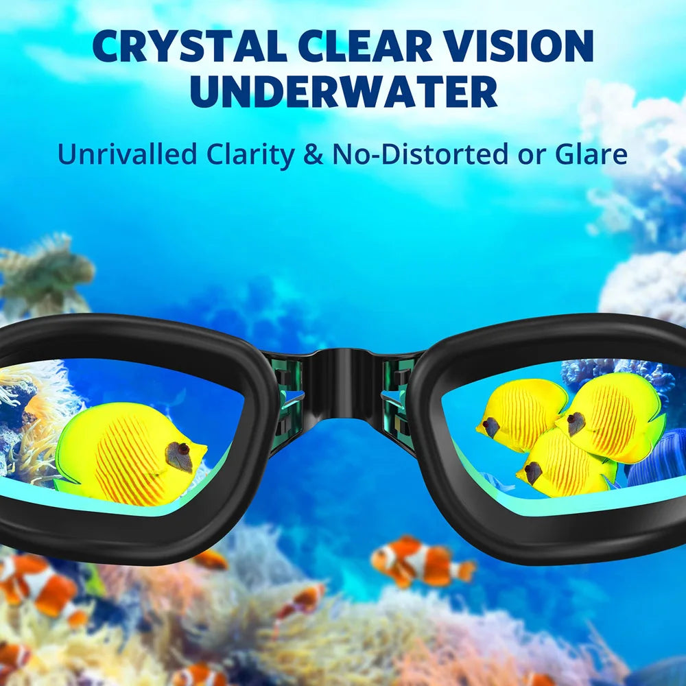 Professionelle Schwimmbrille mit 100% UV-Schutz – clever-campen Ansicht 5