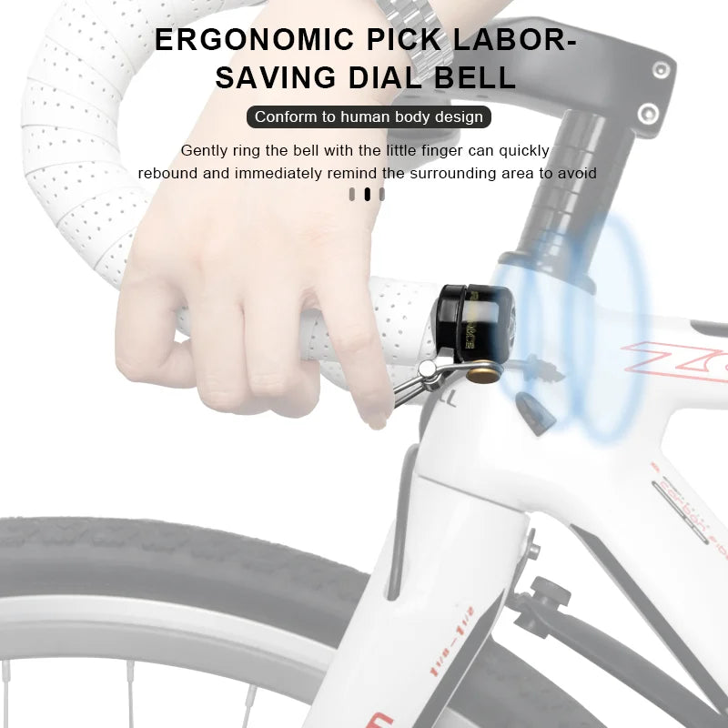 Fahrradklingel RIDERACE mit lautem Signalton – clever-campen Ansicht 5