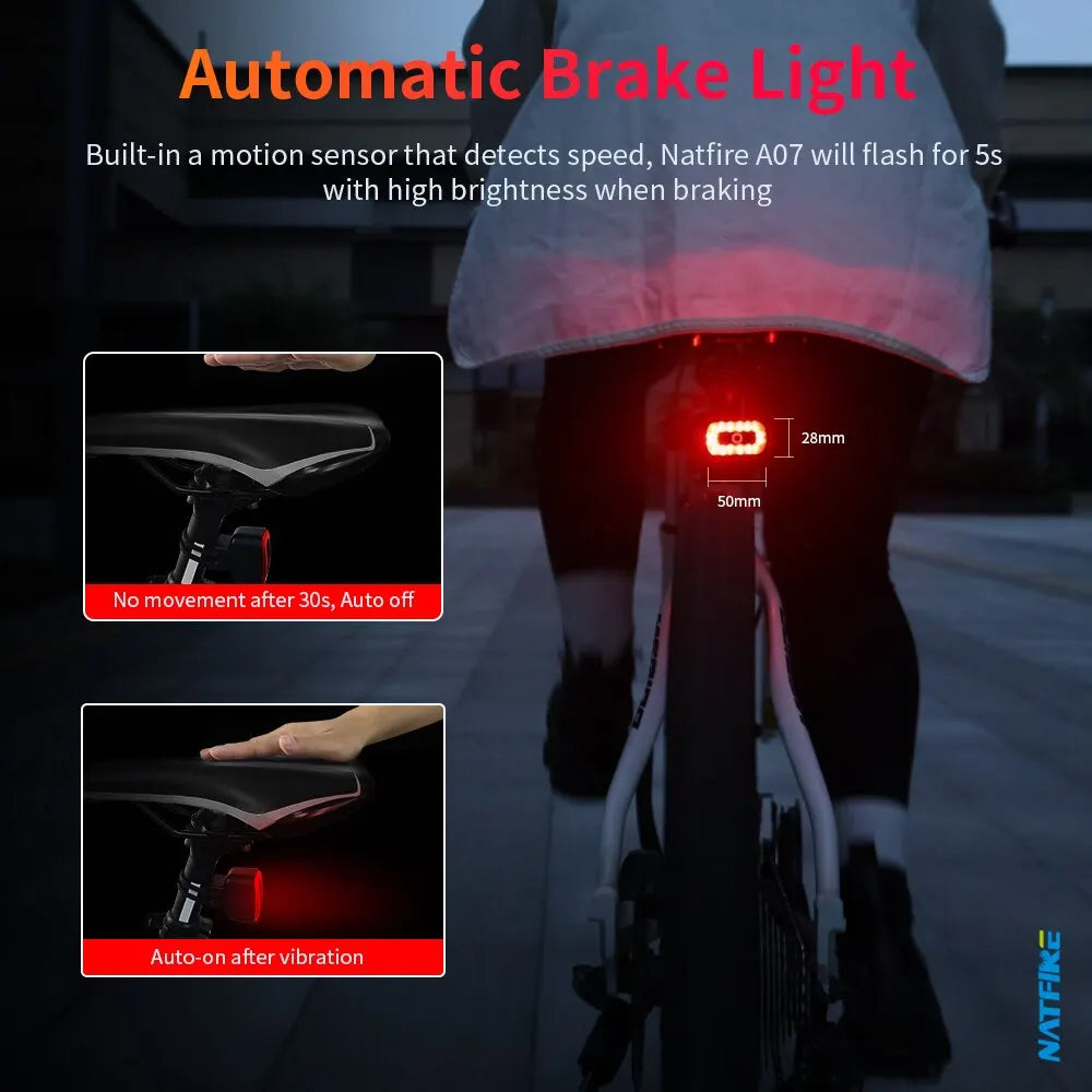Smart Fahrrad Rücklicht A07 mit Bremsensor – clever-campen Ansicht 6