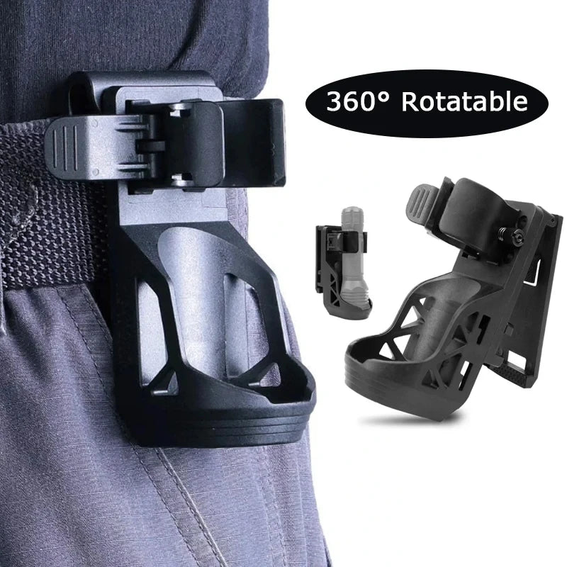 Taktisches 360° drehbares Taschenlampen-Holster – clever-campen Ansicht 2