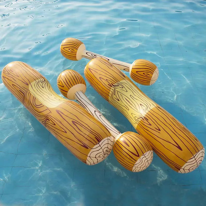 Aufblasbares Holz-Muster Bumper-Spielzeug für Wasser – clever-campen Ansicht 5