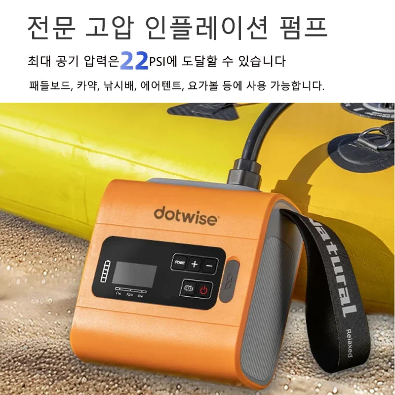 DOTWISE 22PSI Hochleistungs-Luftpumpe für Luftmatratzen – clever-campen Ansicht 5