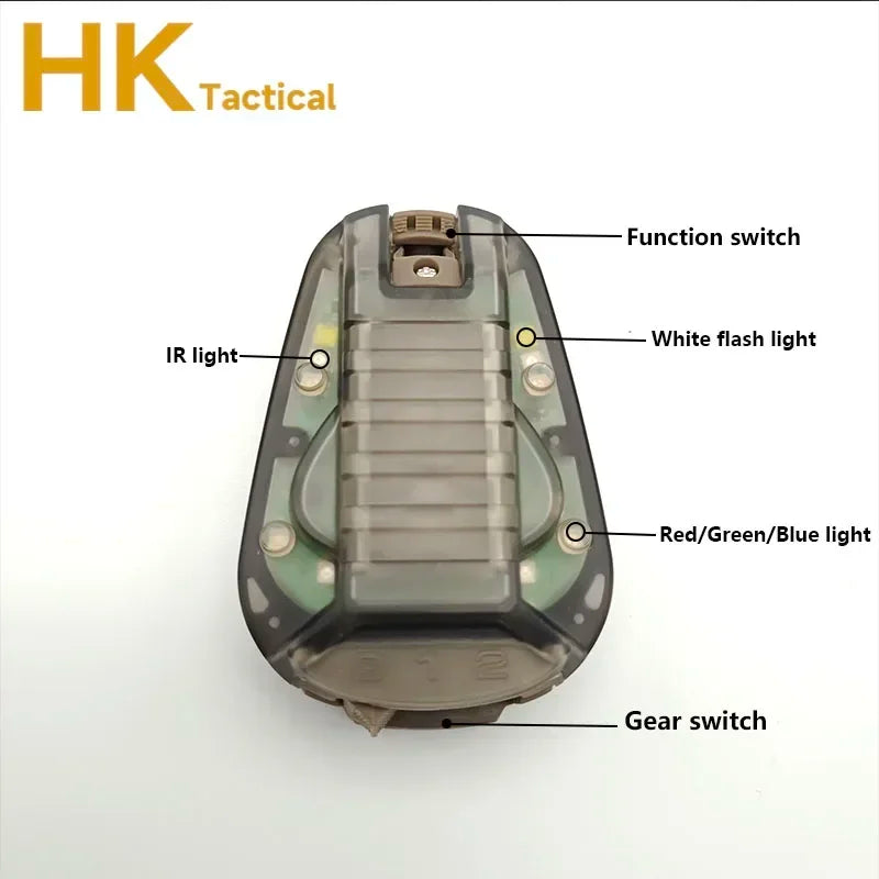 Taktische Survival Lampe mit Signallicht – clever-campen Ansicht 5