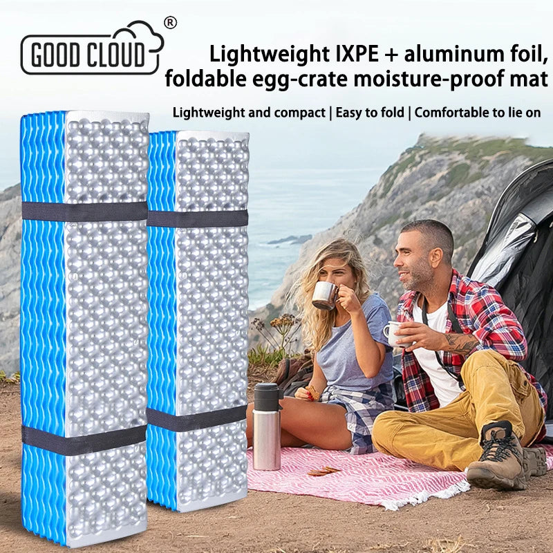 Isomatte aus Aluminiumfolie mit Korbstruktur – clever-campen Ansicht 2