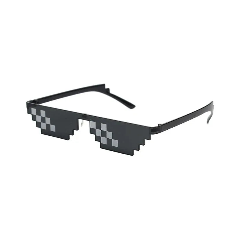 Mosaic Sonnenbrillen für Männer und Frauen – Vintage Pixel – clever-campen Ansicht 5