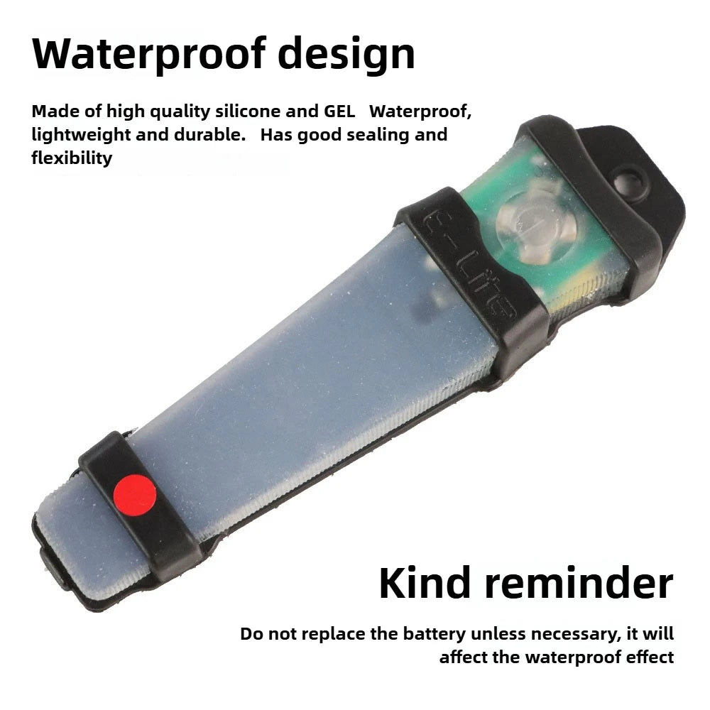 Taktische Sicherheitsblitzlichter für Helme – wasserdicht – clever-campen Ansicht 5