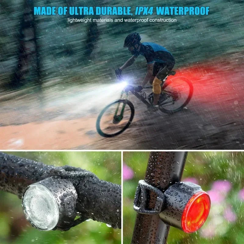 Wasserdichte Fahrrad-Rücklichter LED Set für MTB – clever-campen Ansicht 3