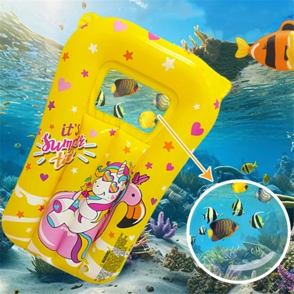 Aufblasbare Kindermatraze Einhorn – Wasserspass für Kinder – clever-campen Ansicht 3