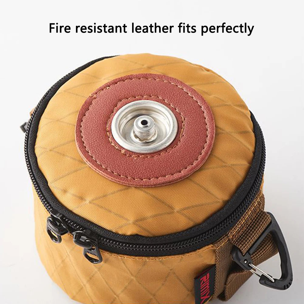 Gaskartuschen-Schutzhülle Baumwolle Leinen Outdoor – clever-campen Ansicht 4