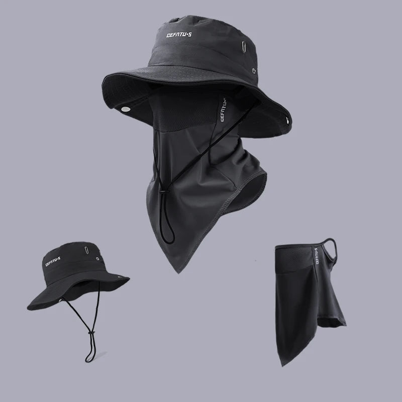 Atmungsaktives Mesh-Gewebe für Wander-Caps – faltbar – clever-campen Ansicht 4