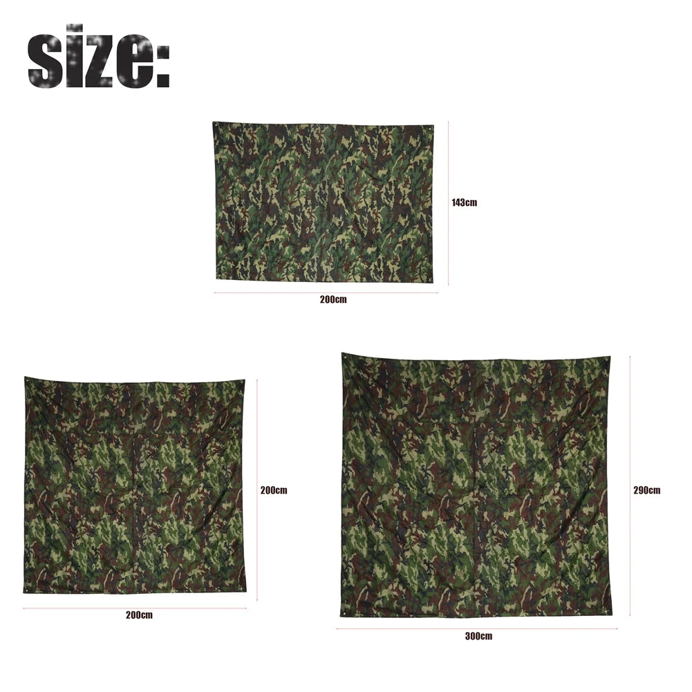Camouflage Tarp für Camping und Outdoor – clever-campen Ansicht 4