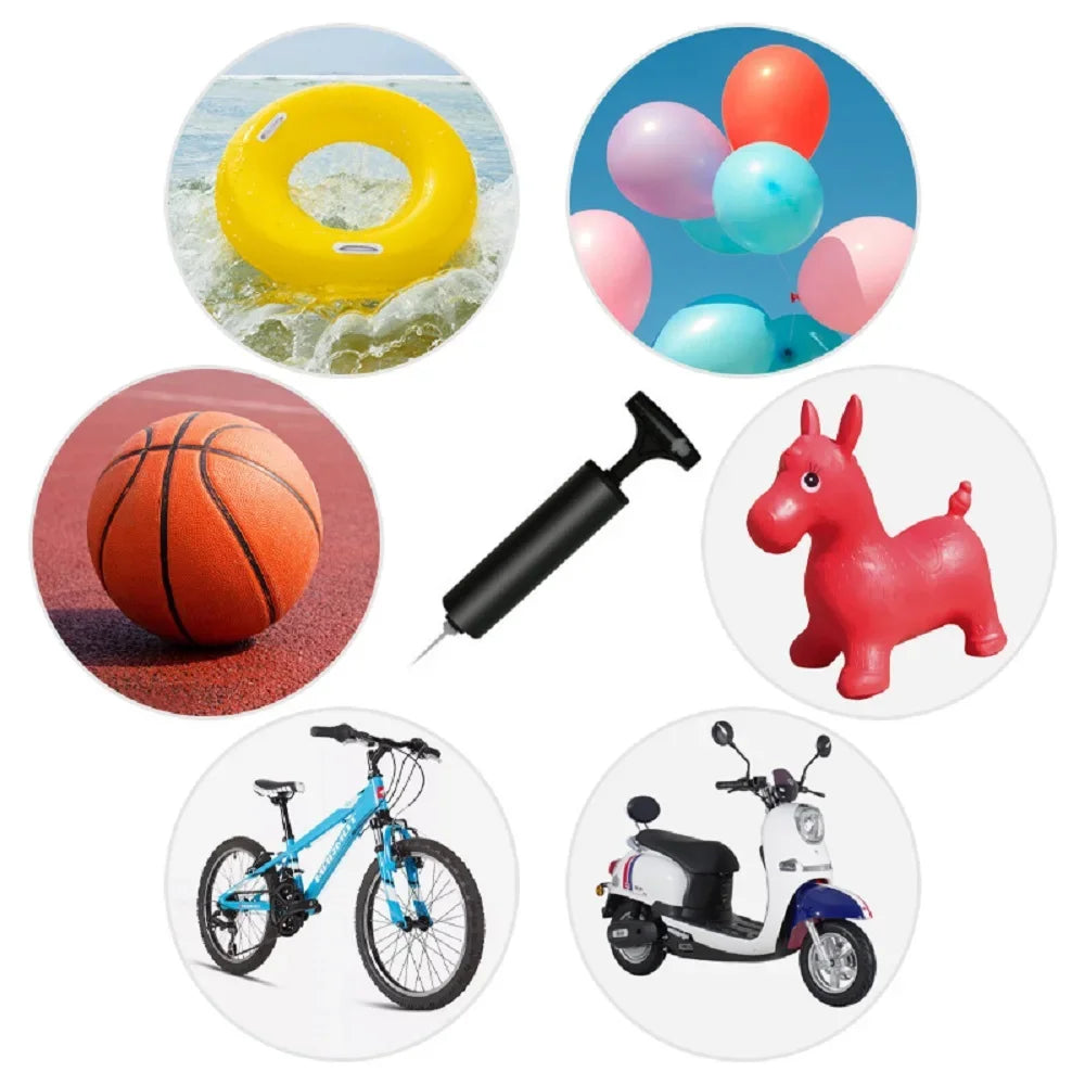 Fahrrad-Luftpumpe mit Nadel für Sportbälle und Schwimmreifen – clever-campen Ansicht 4
