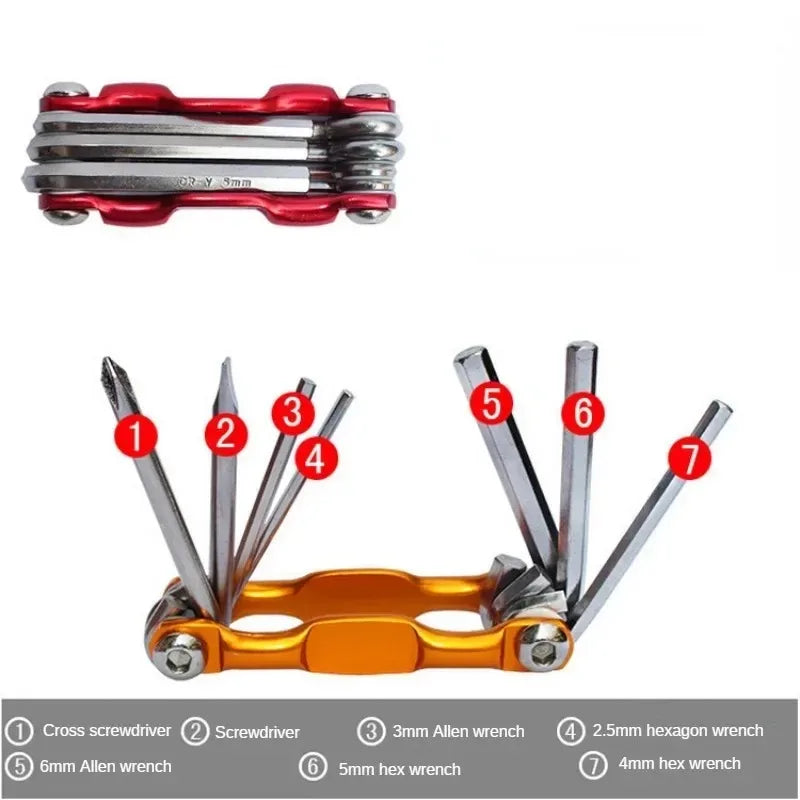 Multifunktionales Fahrradwerkzeug-Set – clever-campen Ansicht 2