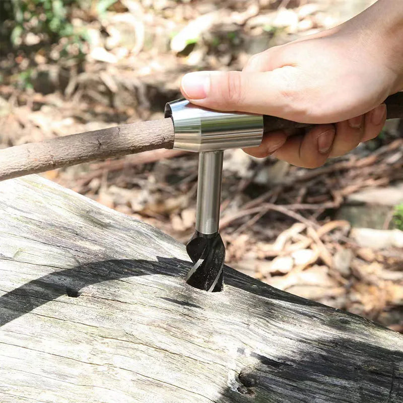 Outdoor Handbohrer für Survival & Camping – clever-campen Ansicht 4
