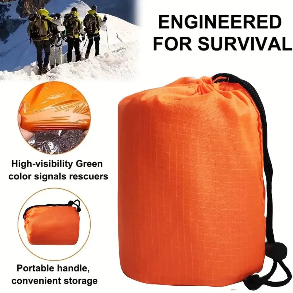 Not-Schlafsack Ultra Wasserdicht Thermodecke Survival – clever-campen Ansicht 3
