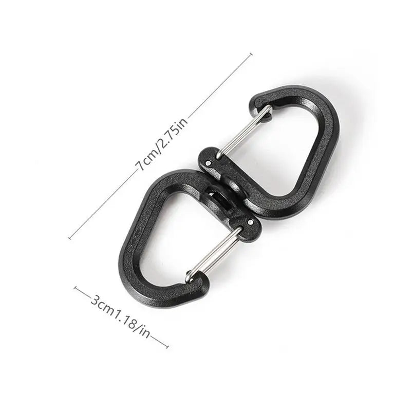 Doppelter Clip Karabiner Outdoor Haken für Rucksack – clever-campen Ansicht 5