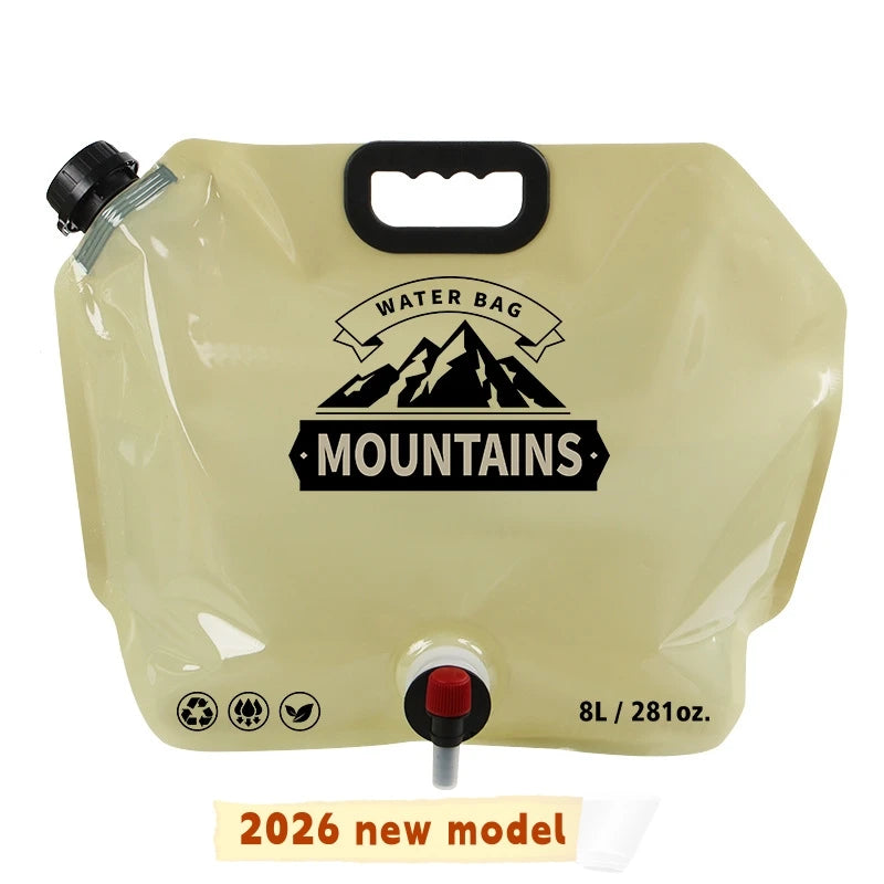 Faltbarer Wasserbeutel 5L/8L/10L für Camping & Outdoor – clever-campen Ansicht 4