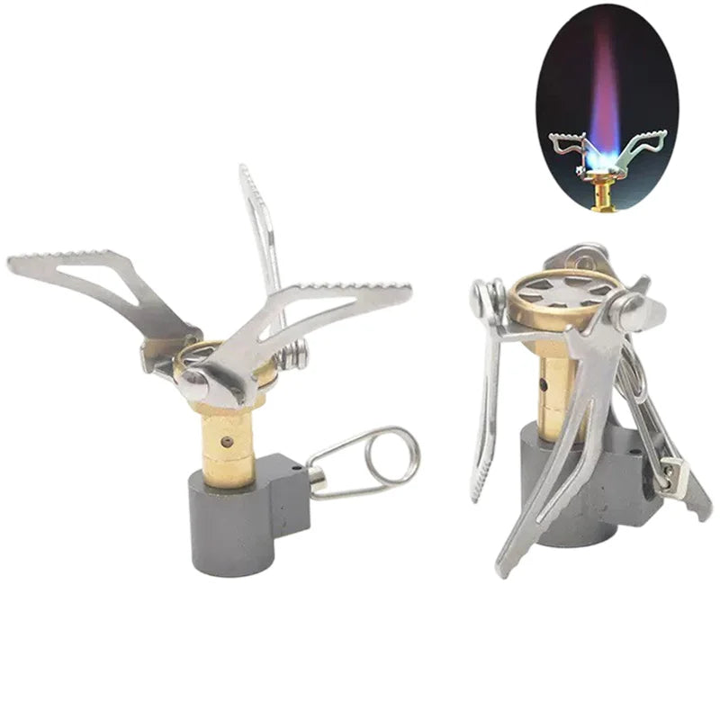 Portabler Mini-Aluminium-Alkoholkocher mit Deckel – faltbar – clever-campen Ansicht 4