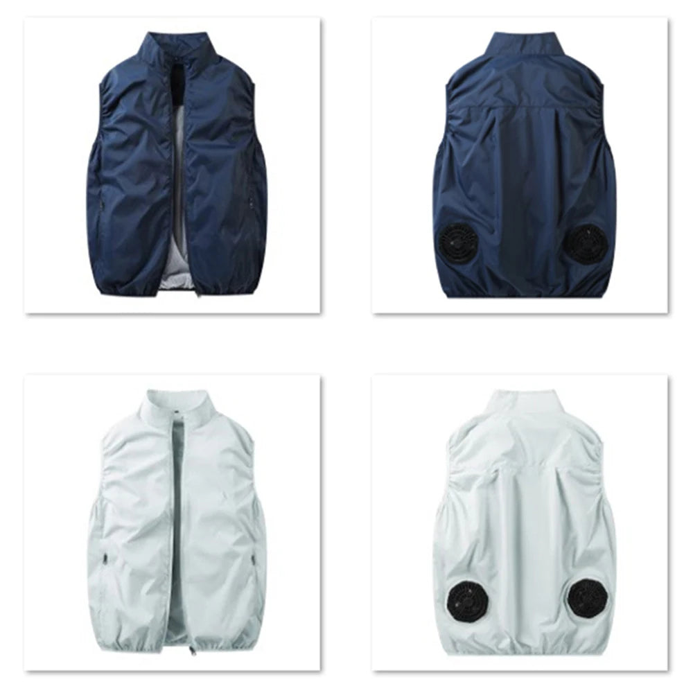 Kühlweste mit Ventilatoren für Angler – clever-campen Ansicht 4