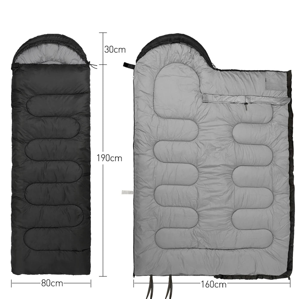 Leichter 4-Jahreszeiten Schlafsack für Camping und Outdoor – clever-campen Ansicht 6