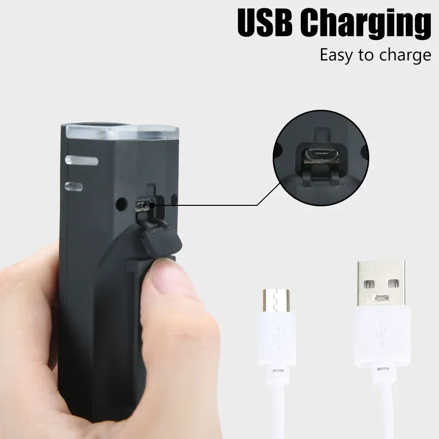 1000LM USB Wiederaufladbare Fahrradlampe mit Powerbank – clever-campen Ansicht 6