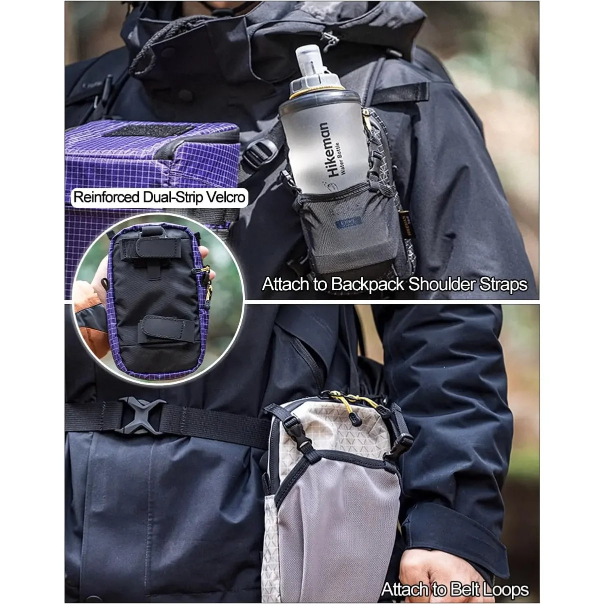 Wasserdichte Smartphone Tasche für Rucksack Schultergurt – clever-campen Ansicht 5
