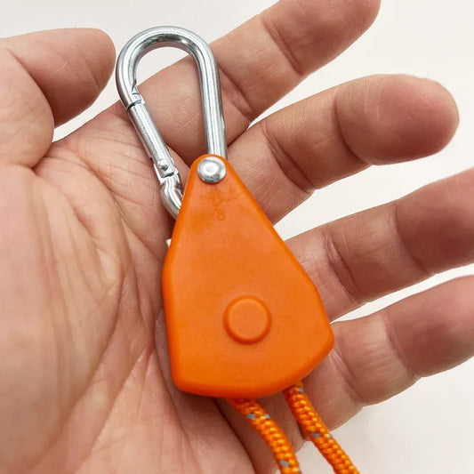 Verstellbarer Zeltseil-Spanner mit Karabiner – clever-campen Camping & Outdoor Schweiz