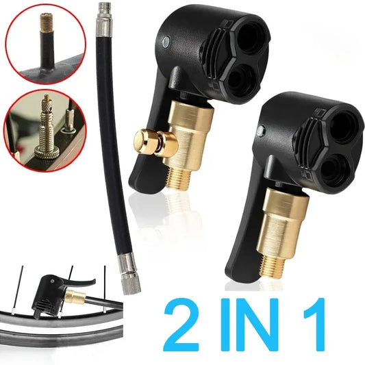 2-in-1 Fahrradventil Adapter für Reifenpumpe – clever-campen Camping & Outdoor Schweiz